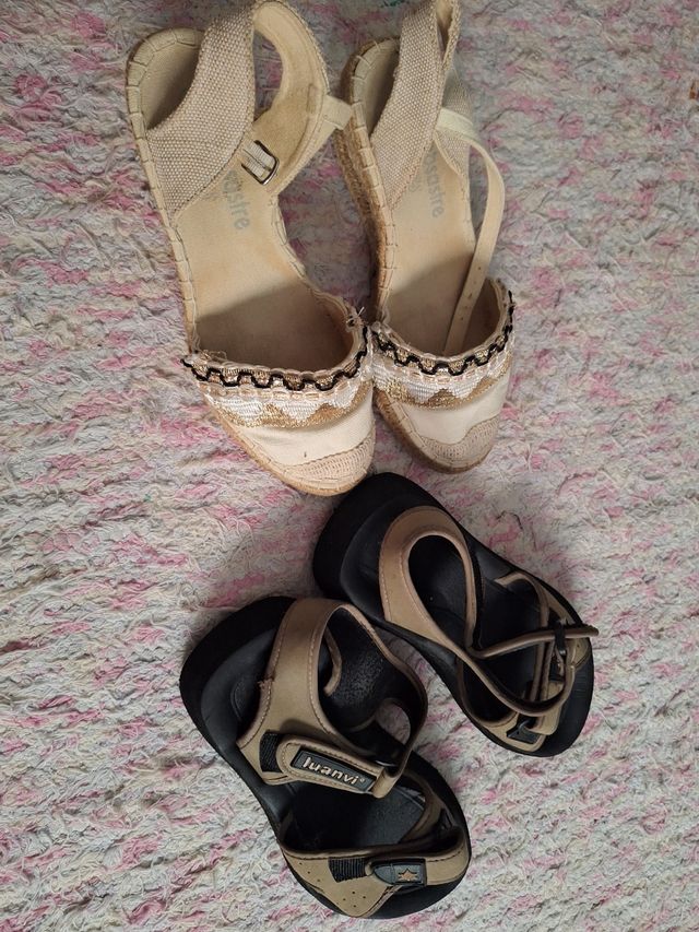 Sandalias esparto - playa nº37