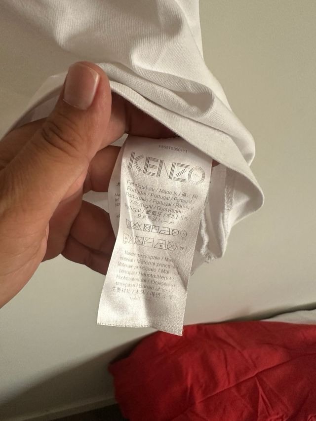 Camiseta Kenzo Tigre Blanca - Talla S