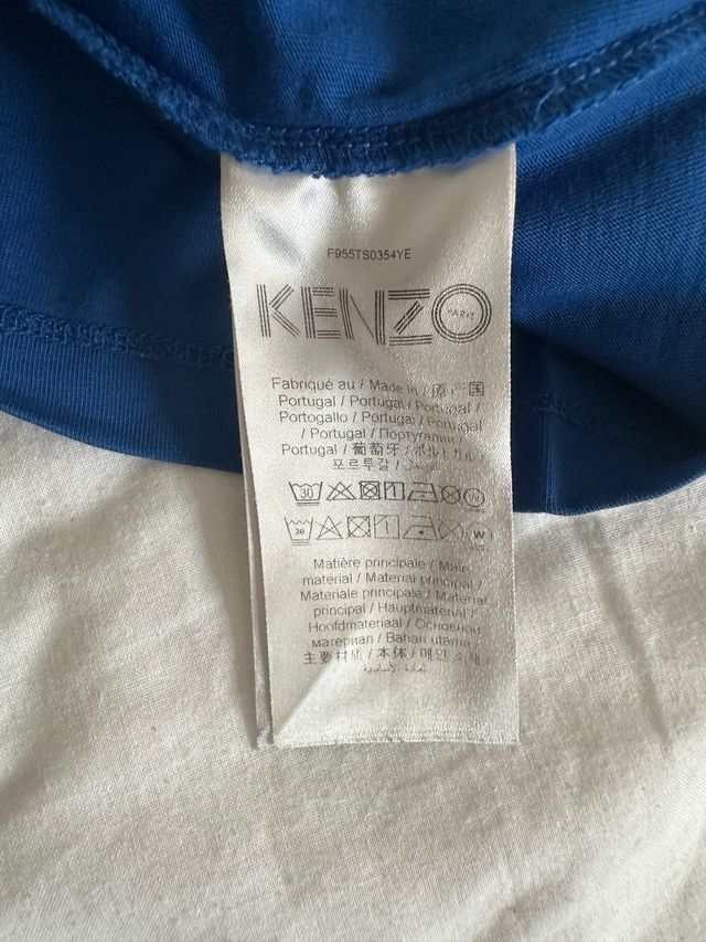 Camiseta Kenzo azul - Talla L