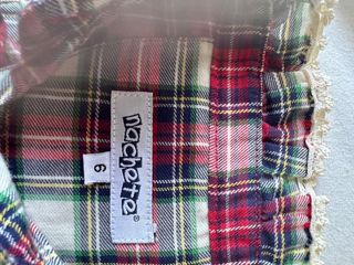 Camisa cuadros niña - Talla 6