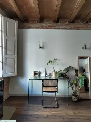 Escritorio en cristal templado