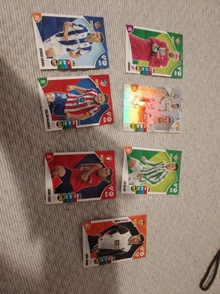 Cromos Liga: 6 cartas jugadores