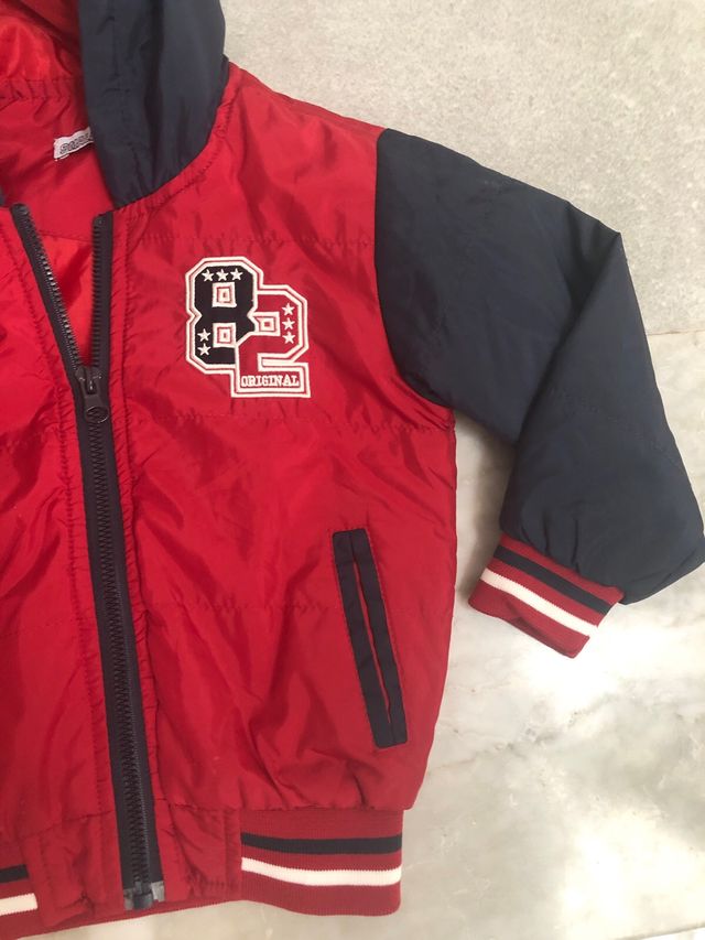 Giubbino bimbo rosso-blu tg. 24 mesi
