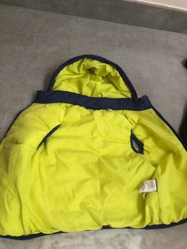 Gilet imbottito bimbo blu