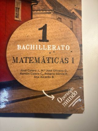 libro mates I Anaya de 1 de bachillerato 