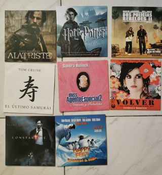 CDs promocionales películas