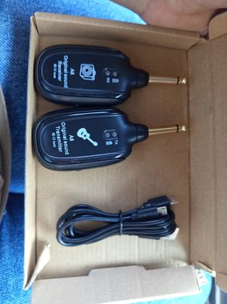 Emisor receptor guitarra inalámbrico