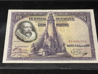 Billete 100 Pesetas España 1928