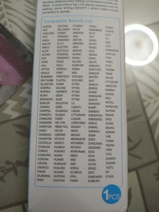 Mando aire acondicionado universal K-1028E