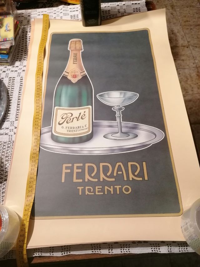 Tre Poster Ferrari Trento Perlé