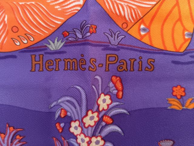 Foulard Hermes seda 2009 "Ballade de Heian"