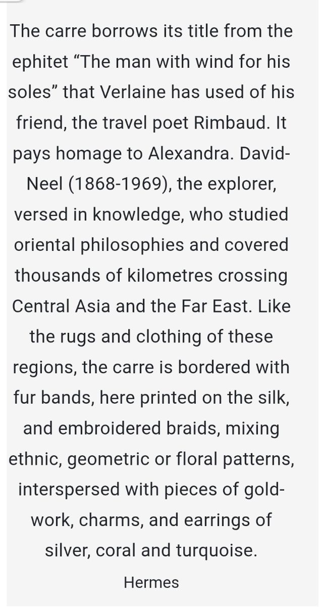 Foulard Hermes 2009 "La Femme aux Semelles de vent