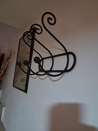 Perchero 3 ganchos - Hierro forjado