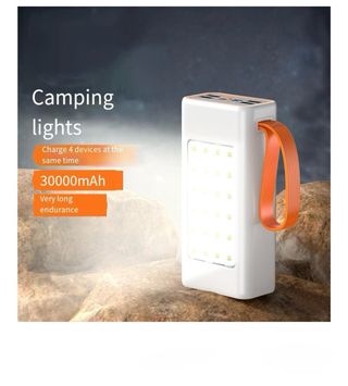Potente Power Bank Camping 50000mAh - Luz LED