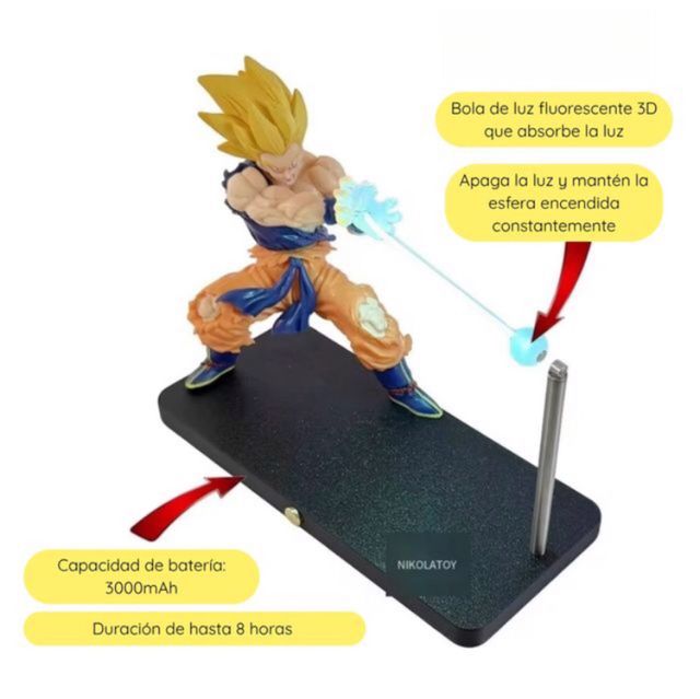 Lampada Goku Kamehameha
