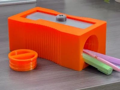 Sacapuntas gigante porta-lápices