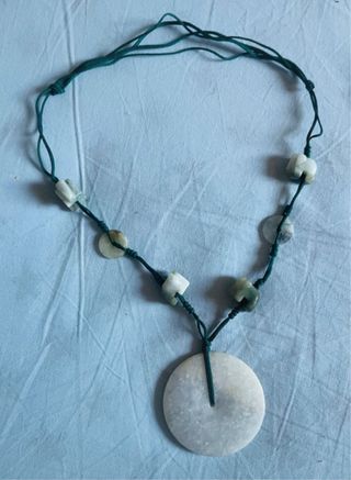 Collana Giada Birmana Disco Sacro