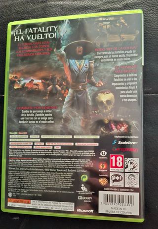 Mortal Kombat Xbox 360 PAL España