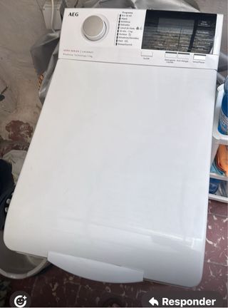 Lavadora AEG 7kg carga superior