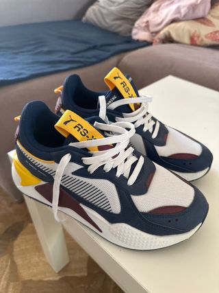Zapatillas Puma RS-X - Azul y Blanco
