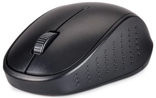 Teclado inglés UK y ratón inalámbricos negros
