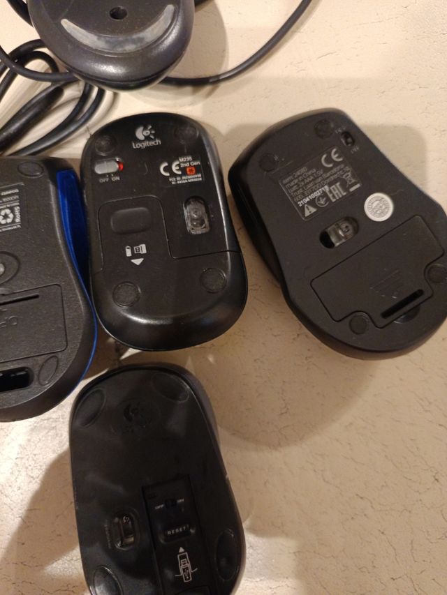 6 Ratones PC - Dell, Logitech