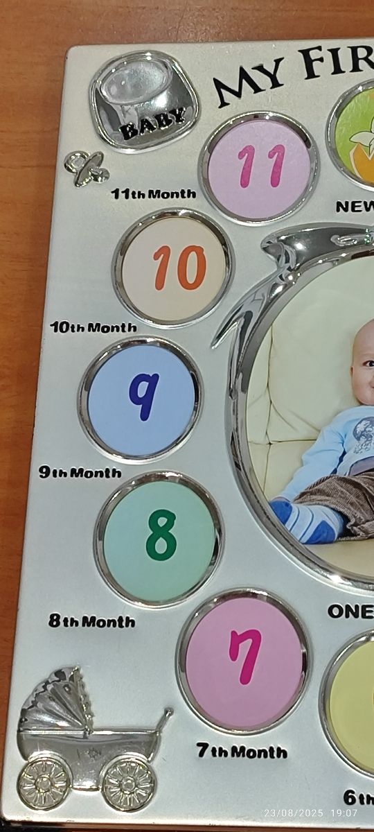 Marco fotos 1er año bebé