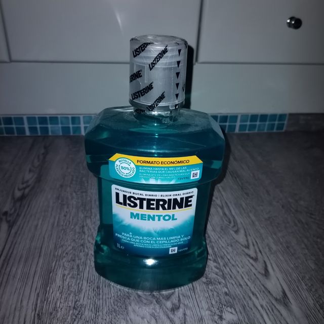 Listerine Mentol 1L - Enjuague Bucal