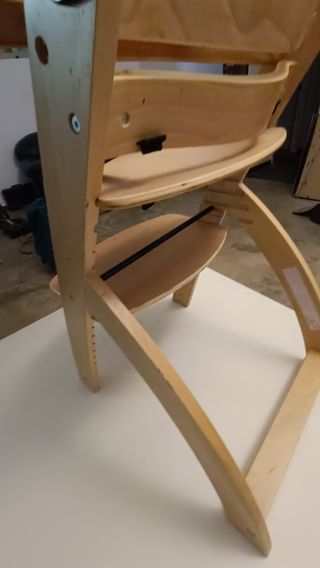 Trona bebé madera