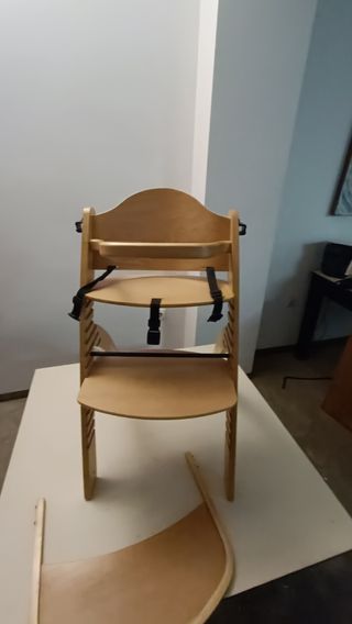 Trona bebé madera