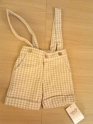 Shorts con bretelle bimbo Babyvip