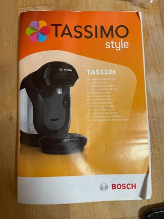 Cafetera Tassimo Bosch nueva