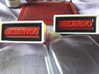 Pack de papelería 3 tintas, 1 almohadilla de tinta