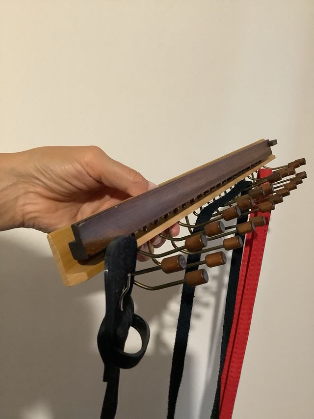 Porta Cinture Legno Vintage