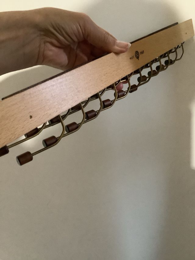 Porta Cinture Legno Vintage