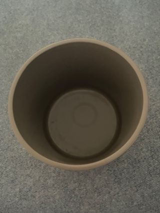 Maceta cerámica marrón claro