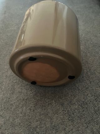 Maceta cerámica marrón claro