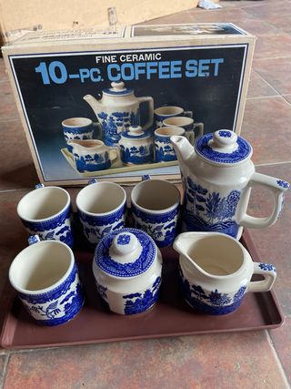 Juego café 10 piezas - Cerámica fina