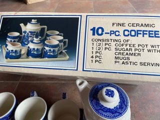 Juego café 10 piezas - Cerámica fina