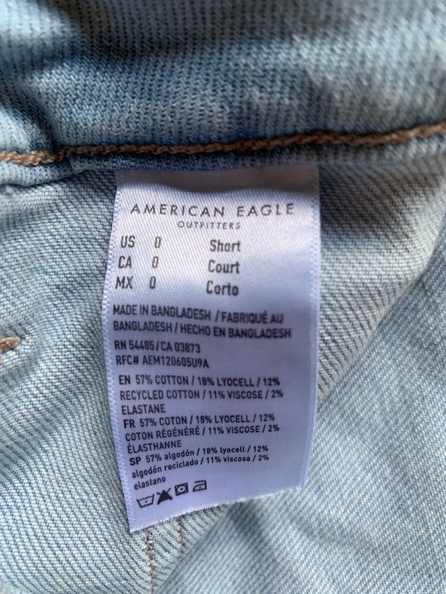 Jeans American Eagle wide leg - azules