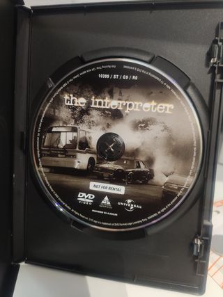 DVD La intérprete - Kidman & Penn