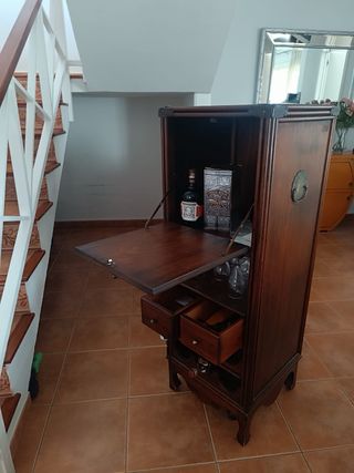 Mueble bar madera - Botellero