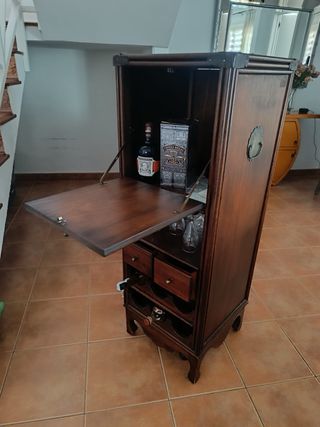 Mueble bar madera - Botellero