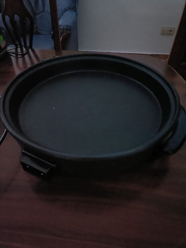 Sartén grill multifuncional negra