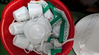 Juego de cafe de porcelana vintage