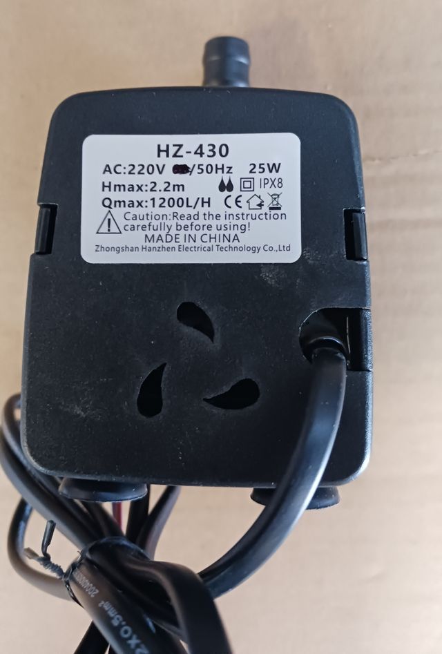 Bomba agua HZ-430 - 1200L/H