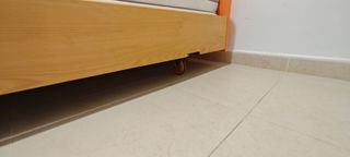 Cama nido infantil con 2 somieres y comoda