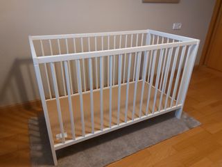 Cuna bebé Ikea Gulliver blanca