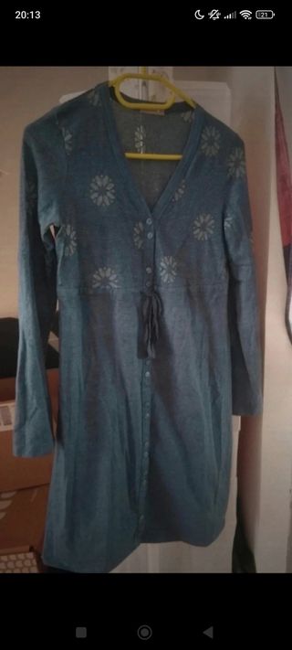 Vestido Intimissimi verde azulado