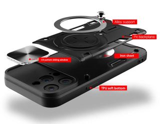 Iphone 16 Pro - Funda Magnético Grado Militar